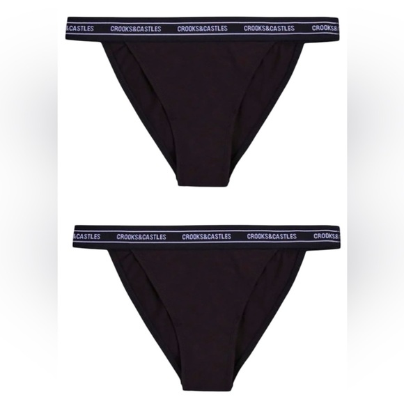 ⛓️2 x Crooks&Castles Panties - Picture 1 of 2